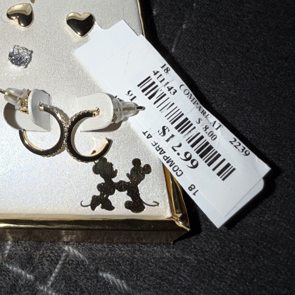 Disney Gold and Silver Earring Collection - Picture 2 of 2